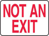A81MEXT910VP Area Protection Safety Signs Accuform Signs MEXT910VP