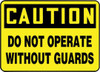 A81MEQC721VS Area Protection Safety Signs Accuform Signs MEQC721VS