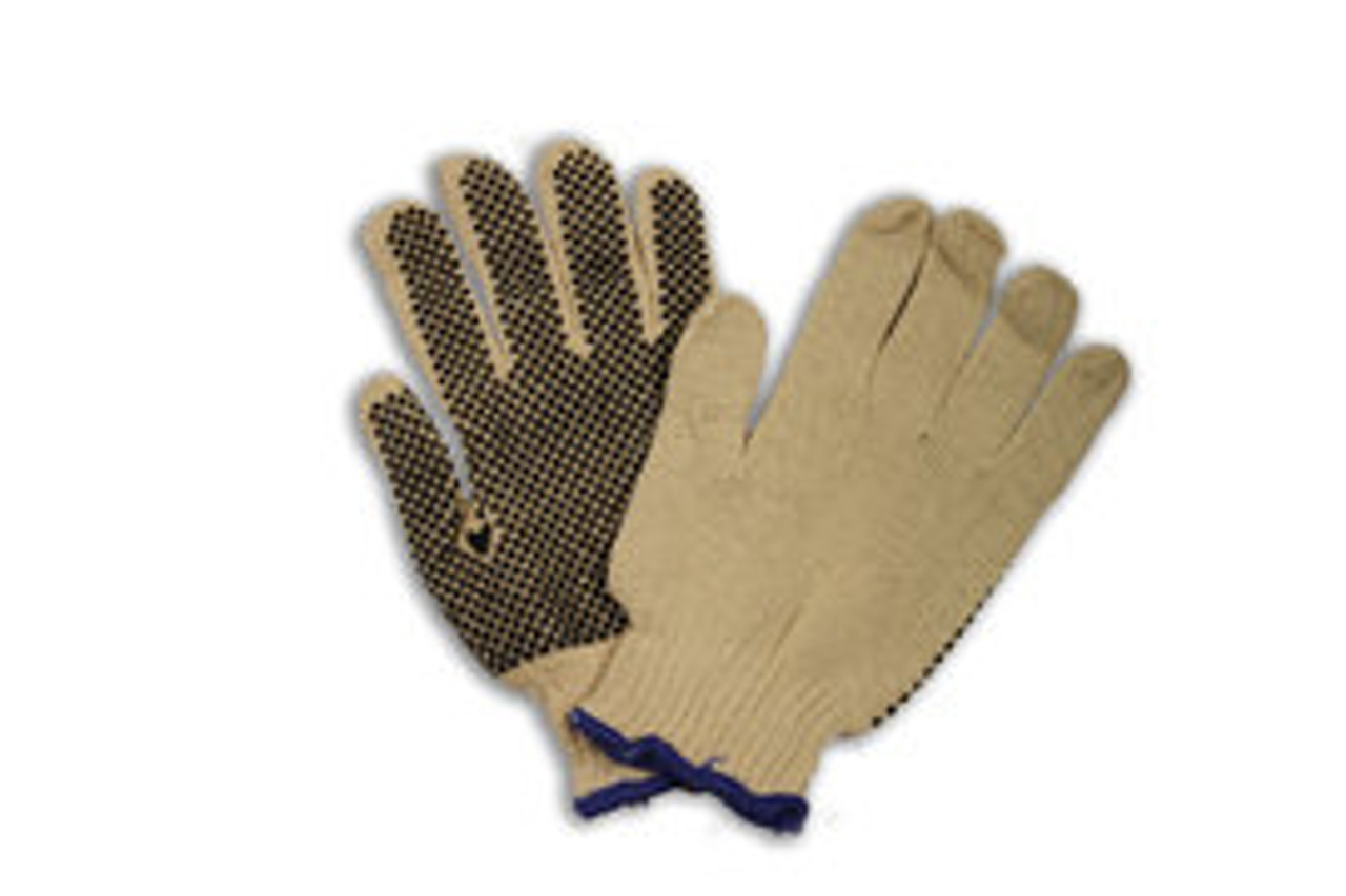 tan cotton gloves