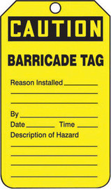 Accuform Safety Tags, CONFINED SPACE INSPECTION TAG, 5.75in X 3.25in
