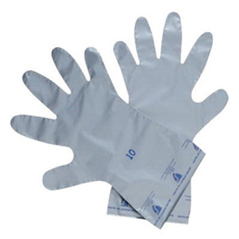 North® by Honeywell Size 10 Gray Silver Shield 4H® 14 1/2" 2.7 mil Polyethylene And Ethylene Vinyl Alcohol Ambidextrous Chemical Resistant Gloves With Smooth Finish And Straight Cuff