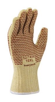 North® By Honeywell X-Large Rust 7 Gauge Kevlar® Blended Ambidextrous Reversible Hot Mill Gloves With Wide Knit Wrist, Cotton Lining And Nitrile Coating On Both Sides