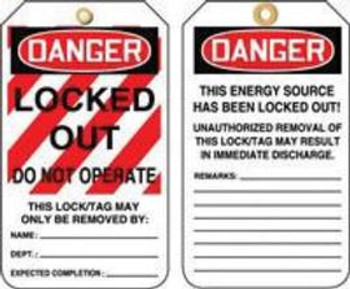 A81MLT407PTP Area Protection Lockout & Tagout Accuform Signs MLT407PTP