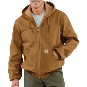 CRHJ131BNMDRG Clothing Insulated Clothing Carhartt Inc J131BRNREGMED