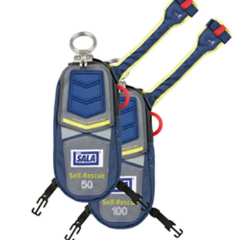 DBI-SALA® 50' Self-Rescue Device With EZ-Link D-ring And Secondary Rescue Ring