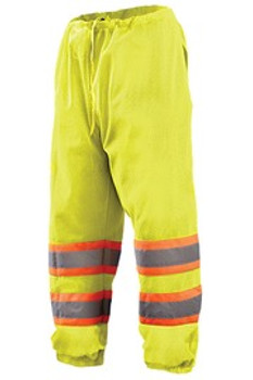 OccuNomix Small/Medium/Small/Medium Yellow Polyester/Mesh Economy Pants