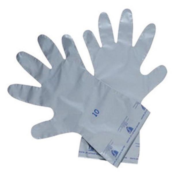North® by Honeywell Size 7 Gray Silver Shield 4H® 14 1/2" 2.7 mil Polyethylene And Ethylene Vinyl Alcohol Ambidextrous Chemical Resistant Gloves With Smooth Finish And Straight Cuff