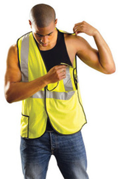 OCCSSBRPC-YL Clothing Reflective Clothing & Vests OccuNomix LUX-SSBRPC-YL