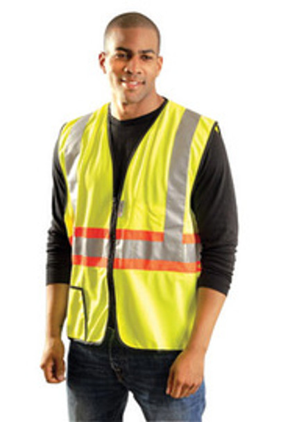 OCCSSG2TZ-YL Clothing Reflective Clothing & Vests OccuNomix LUX-SSG2TZ-YL