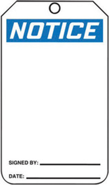 A81MNT101LTP Area Protection Safety Labels & Tags Accuform Signs MNT101LTP