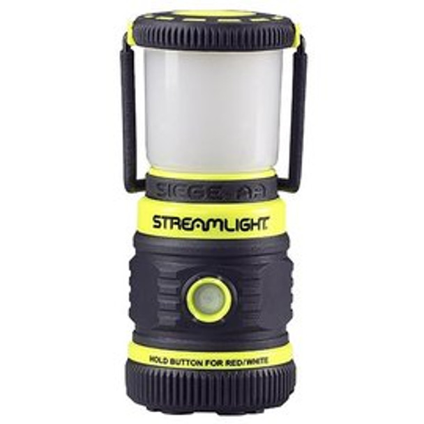 Streamlight® Black And Yellow Siege® Compact Hand Lantern With Magnetic Base (Requires 3 AA Batteries - Sold Seperately)