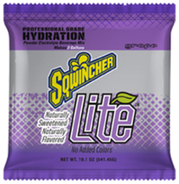 Sqwincher® 19.1 Ounce Grape Flavor Lite Powder Concentrate Package Electrolyte Drink