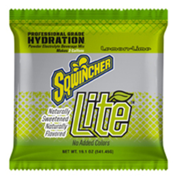 Sqwincher® 19.1 Ounce Lemon Lime Flavor Lite Powder Concentrate Package Electrolyte Drink