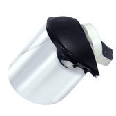 General Purpose Protective Face Shield, Uncoated Acetate Shield With Ratchet Headgear