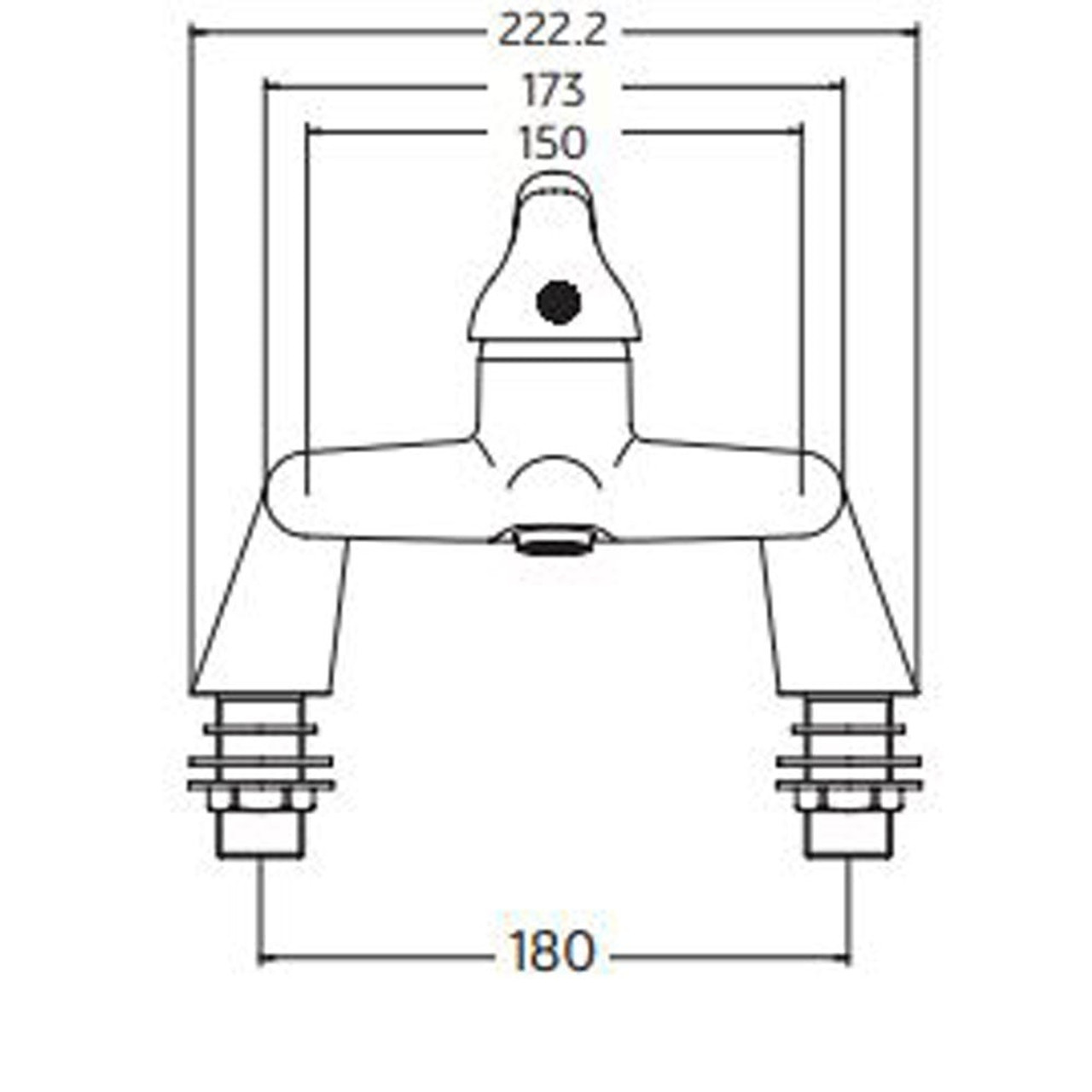Plumb Essentials Bath Filler Tap