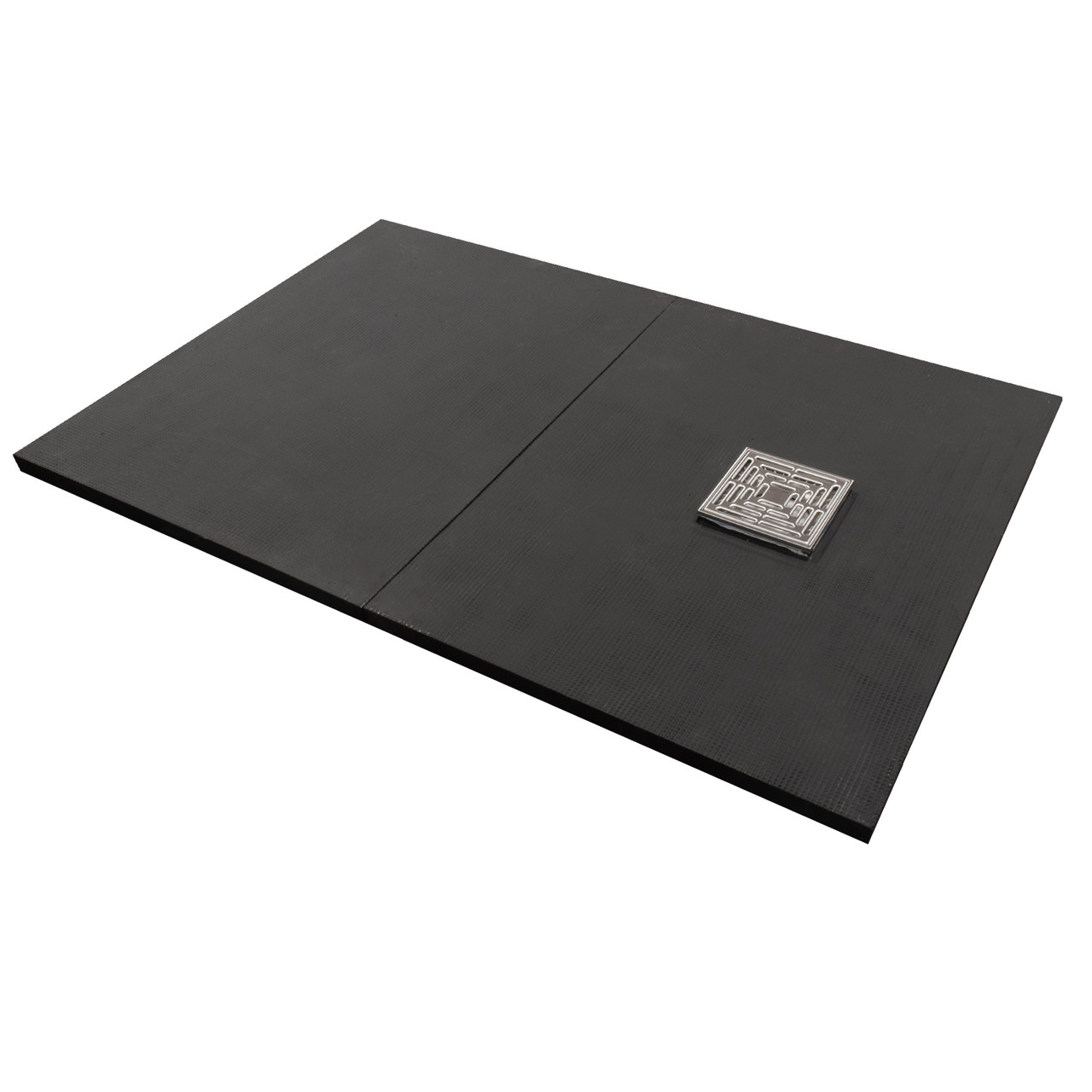 Thermopanel Wetroom Shower Tray Former Offset Square Drain (Split)