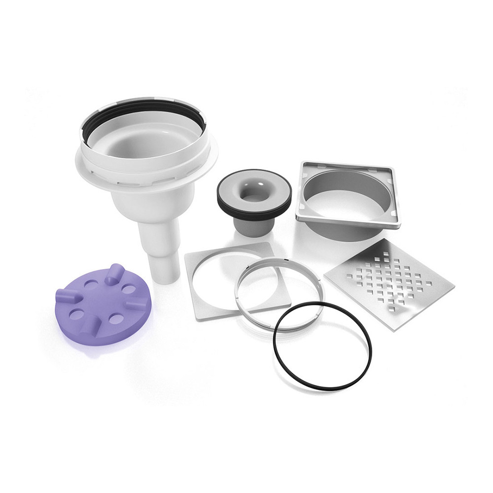 Jackoboard Aqua Flat Wet Room Walk In Shower Trays & Drain The