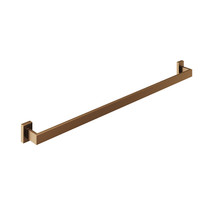 Pure Single Towel Bar, Brushed Bronze