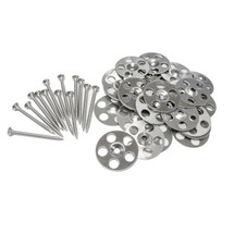 36mm Stainless Steel Washers for Tile Backer Boards & 4 x 50mm Screws