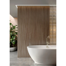 Corlea Walnut 2400mm Slatted Wall Panelling - Pack of 3