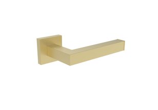 Sydney Square Toilet Roll Holder - Brushed Brass (TIS0256)  Sydney Square Toilet Roll Holder - Brushed Brass (TIS0256)