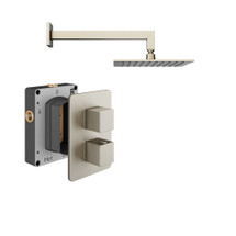 Shower Pack 1 - Square - Brushed Nickel