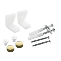 Tailored Bathrooms Toilet Pan Fixing Kit – Brushed Brass/Bronze (TIS6214)