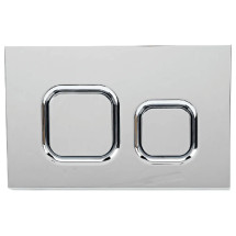 Tailored Bathrooms Square Flush Button Plate – Chrome (for TIS6222)