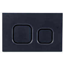 Tailored Bathrooms Square Flush Button Plate – Black (for TIS6222)