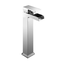 Font Chrome Tall Mono Basin Mixer