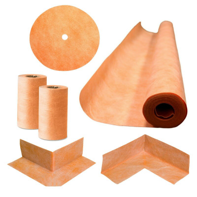 Wet Room Waterproofing Shower Tanking Tape Corners Fleece Membrane Collar Bath