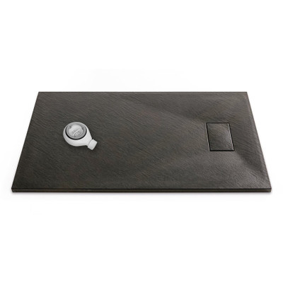 Thermopanel SMC Shower Base Tray in Black Thermopanel SMC Shower Base Tray in Black