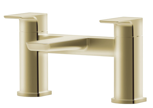  Brushed Brass - Swansea Bath Filler 