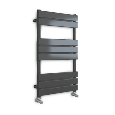 Queenstown Designer Towel Radiator -Anthracite Grey- 800 x 450mm