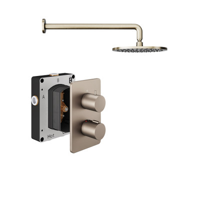 Shower Pack 1 - Round - Brushed Nickel