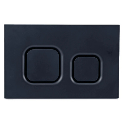 Tailored Bathrooms Square Flush Button Plate – Black (for TIS6222)