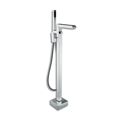 Font Chrome Bath Shower Mixer Freestanding