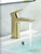Swansea Brushed Brass Mono Basin Mixer Tap With Waste