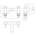 Harlech Bath Filler Tap-Dimensions