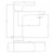 Swansea Mono Mixer Tap & Waste-Dimensions