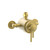  Conwy Concentric Dual Control Shower Kit - Brushed Brass (TIS0349)