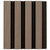 Walnut & Black 2400mm Slatted Wall Panelling - Pack of 3