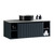 Flauto Midnight Shadow Wall Hang Vanity With 2 Side Storage Sintered Stone Counter Top - 1000mm (TIS4411)