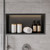 INSL8 Stainless Steel Gunmetal Black Shower Niches – Shelved & Standard Options | With or Without LED Lighting