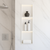INSL8 Stainless Steel Matte White Shower Niches – Shelved & Standard Options | With or Without LED Lighting