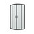 Rene 800mm Black Profile Quadrant Enclosure 6mm Glass