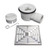 Wetroom Shower Tray Former Drain