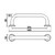 Grab Bar Straight 300/400mm Chrome