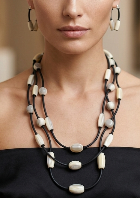 Marbled Triple-Layered Set