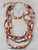 Copper Shell Cascade Necklace Set